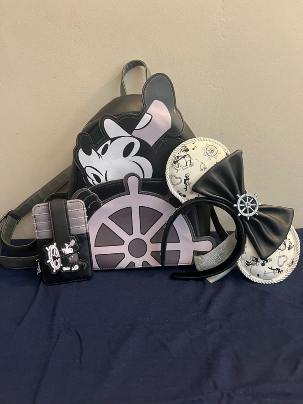 Steamboat Willie 3 Piece Loungefly Set